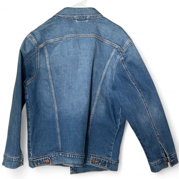 PINK Victoria's Secret Oversized Jean Jacket Sz. M - Picture 3 of 10